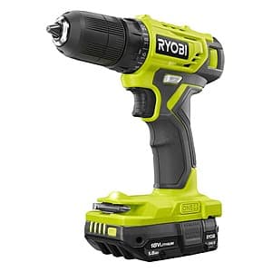 RYOBI ONE+ 18V Cordless 3/8" Drill/Driver Kit w/ 1.5Ah Battery & Charger $39.90 + Free Pickup