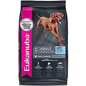 30 lbs Eukanuba Adult Dry Dog Food $35.10 & More w/ Subscribe & Save + Free Shipping