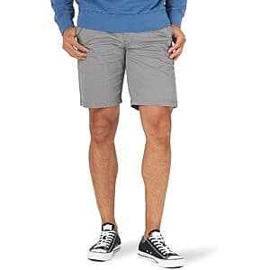 Lee Men's Extreme Motion Flat Front Shorts (10" Inseam, Various Colors) $12.10