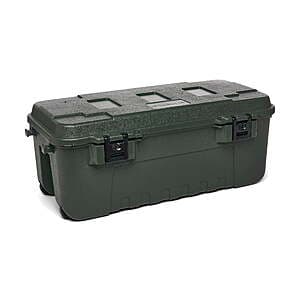 27-Gal Plano Sportsman's Trunk Lockable Storage Box (OD Green) $32.85