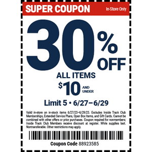 Harbor Freight Coupon: Any Single Item Under $10 Online/In-Store 30% Off (Valid thru 6/29)
