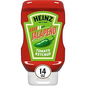 Select Accounts: 14-Oz Heinz Tomato Ketchup Blended w/ Jalapeno $2.55 w/ S&S