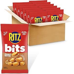 12-Pack 3-Oz Ritz Bits Peanut Butter Cracker Sandwiches $9.05 w/ Subscribe & Save