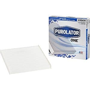 PurolatorONE Advanced Cabin Air Filter for Select Cars $7.50