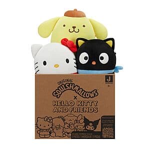 3-Piece 5" Squishmallows Original Sanrio Hello Kitty & Friends Mystery Pack $15.40