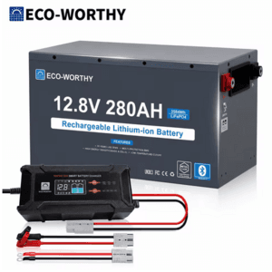 ECO-WORTHY EnergyRock 12V 280Ah LiFePO4 Battery + 20A 12V/24V Smart Charger $278 + Free S&H