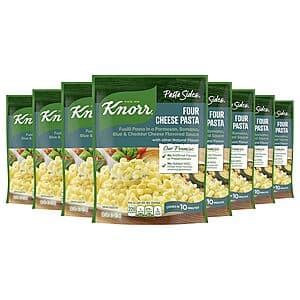 Select Accounts: 8-Pk 4.1-Oz Knorr Pasta Sides Four Cheese Fusilli $5.20 w/ S&S