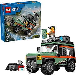 221-Pc LEGO City Off-Road Mountain Truck Building Toy $11.90