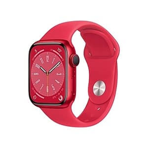 Apple Watch Series 8 GPS Smartwatch w/ (PRODUCT)RED Aluminum Case & Sport Band $200 + Free Shipping