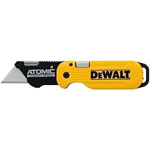 DeWALT Atomic Compact Series Push & Flip Folding Utility Knife $7.70