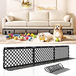 12-Pk Goovilla Under Couch Pet Blocker Panels (Black) $17.40