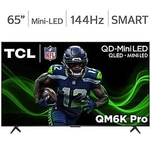 Costco Members: 65" TCL QM6K Pro QD-Mini 4K Google TV (2025) w/ 5-Year Warranty $500 + Free S&H