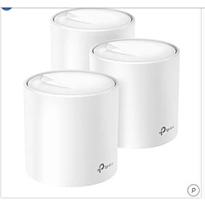 Costco Members: 3-Pk TP-Link Deco X60 AX3000 Home Mesh WiFi System $120 + Free S&H