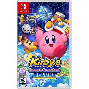 Walmart+ Members: Kirby's Return to Dreamland: Deluxe Edition (Physical or Digital) $30 + Free Shipping