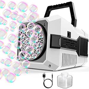 Smlau Bubble Machine for Kids $12