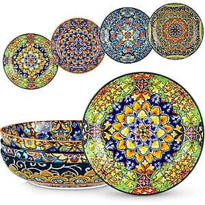 Prime Members: 4-Pc 42-Oz vancasso Large Ceramic Pasta Bowls $25.80 + Free S&H