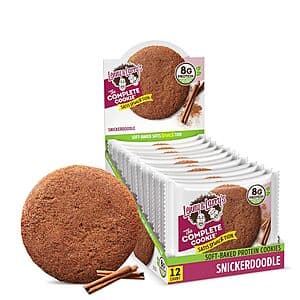 12-Pack 2-Oz Lenny & Larry’s The Complete Protein Cookie (Snickerdoodle) $9.45 w/ Subscribe & Save
