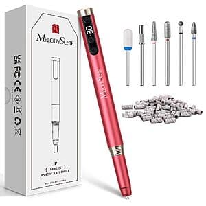 MelodySusie Pen-Shaped Portable Cordless Nail Drill $10 + Free S&H
