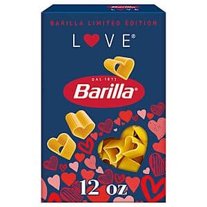 12-oz Barilla Limited Edition Love Heart-Shaped Pasta $1.65 w/ Subscribe & Save