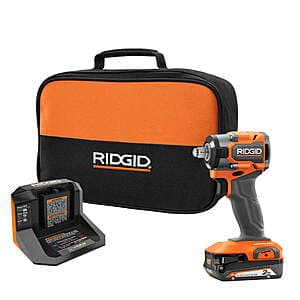 Factory Blemished: RIDGID 18V SubCompact Brushless 4-Mode 1/2" Impact Wrench Kit $84 + $15 S&H