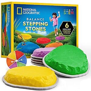6-Piece National Geographic Kids' Stepping Stones w/ Game Spinner $13.50