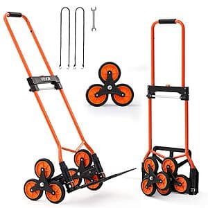 260-lbs VEVOR Portable Stair Climbing Aluminum Trolley $44.95 + Free Shipping