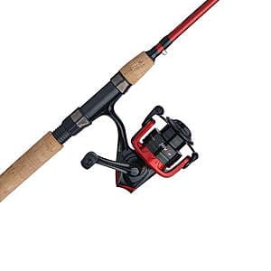 Abu Garcia 5'6" Max X Spinning Rod & Reel Combo (Red/Black) $10
