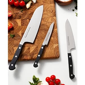 3-Pc Henckels International Classic Christopher Kimball Collectors Cutlery Set $49.95 + Free S&H