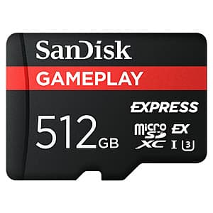 Costco Members in Select Locations: 512GB SanDisk GamePLAY microSD Express Card $90 + Free S&H