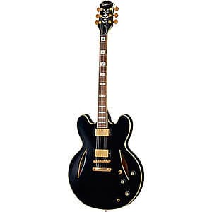 Epiphone Emily Wolfe Sheraton Stealth Semi-Hollow Electric Guitar (Black Gloss) $599 + Free S&H