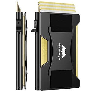 Prime: Men's Slim Minimalist RFID Metal Pop Up Wallet (various) $6 + Free S&H
