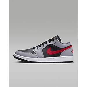 Nike Men's or Women's Air Jordan 1 Low (Cement Grey/Black/White/Fire Red) $62.23 + Free Shipping