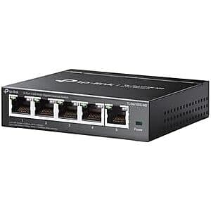 TP-Link 5-Port 2.5G Unmanaged Ethernet Switch + 15% Back w/ Prime Card $35