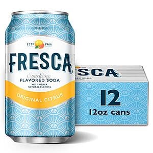 12-Pack 12-Oz Fresca Citrus Soda $4.90