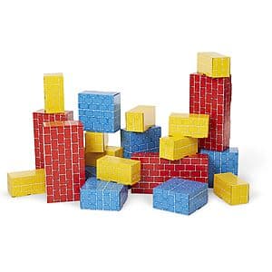 24-pc Melissa & Doug Deluxe Jumbo Cardboard Blocks $17.50