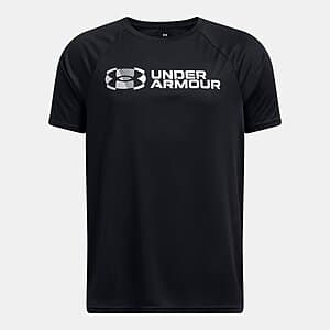 Under Armour Boys' Short Sleeve T-Shirts (Various) $7.65 + Free Shipping