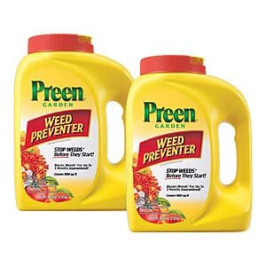 2-Pk. 5.625lb. Preen Garden Weed Preventer $25.10