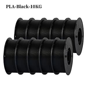 10-Pk 1KG KINGROON 1.75mm PLA 3D Printer Filament (Black) $59.35 + Free S&H