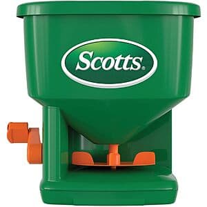 Scotts Whirl Hand-Powered Handheld Grass Seed Spreader (up to 1500 sq. ft.) $22