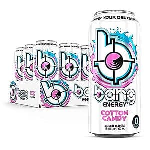 Select Accts: 12-Pack 16oz Bang Energy Cotton Candy Sugar-Free Energy Drink $15.80 w/ Subscribe & Save