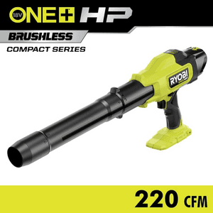 RYOBI ONE+ HP 18V Brushless Cordless 220 CFM 140 MPH Compact Blower (Tool-Only) $69 + Free Shipping