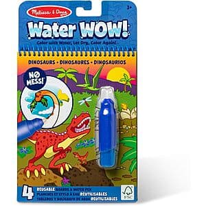 Melissa & Doug On the Go Water Wow! Reusable Activity Book Pad (Dinosaurs) $4.50