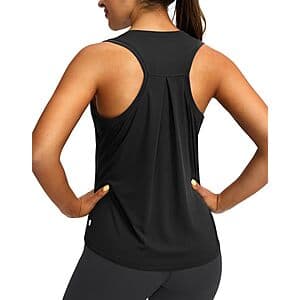 Women's racerback athletic tank top in G Gradual brand, available in multiple colors.