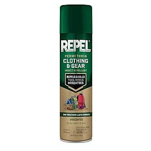 6.5-Oz Repel Permethrin Clothing & Gear Insect Repellent Spray $2.90
