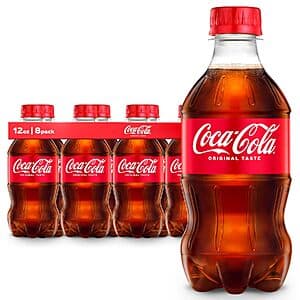 Select Accts: 8-Pk 12-Oz Coca-Cola Soda Soft Drinks $3.60 w/ S&S