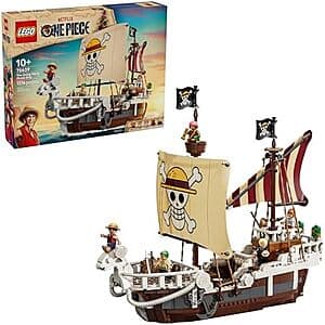 1376-Pc LEGO Netflix One Piece The Going Merry Pirate Ship Building Set $112 + Free S&H