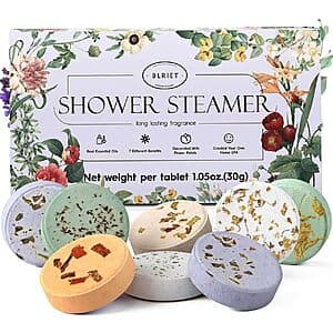 8-Pack Blriet Aromatherapy Shower Steamers (Lavender Love) $3
