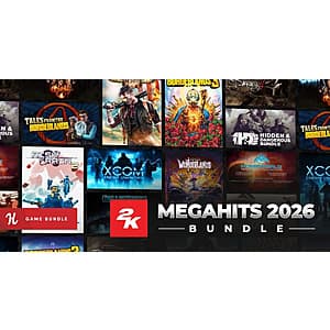 Collection of 15 video game titles from 2K Games including action, shooter, and strategy games.