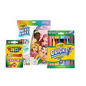 Staples Easy Rewards Offer: All Crayola Products: Crayons, Pencils, Markers 100% Back Rewards/Points & More + Free Pickup