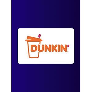 Select Xfinity Rewards Members: $10 Dunkin’ eGift Card Free